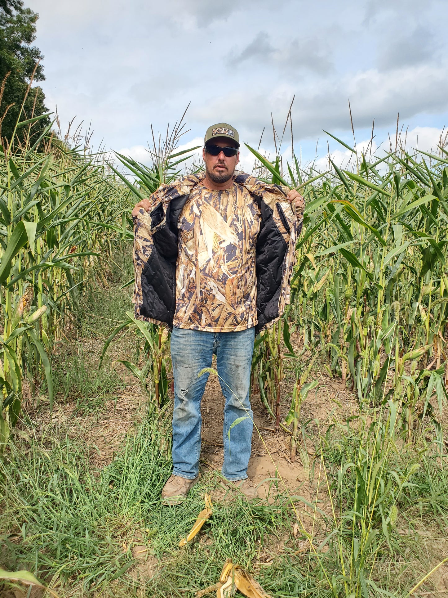 FALL CORN STALK - "HELL YES! Series" - Water Resistant, Mid-weight Jacket