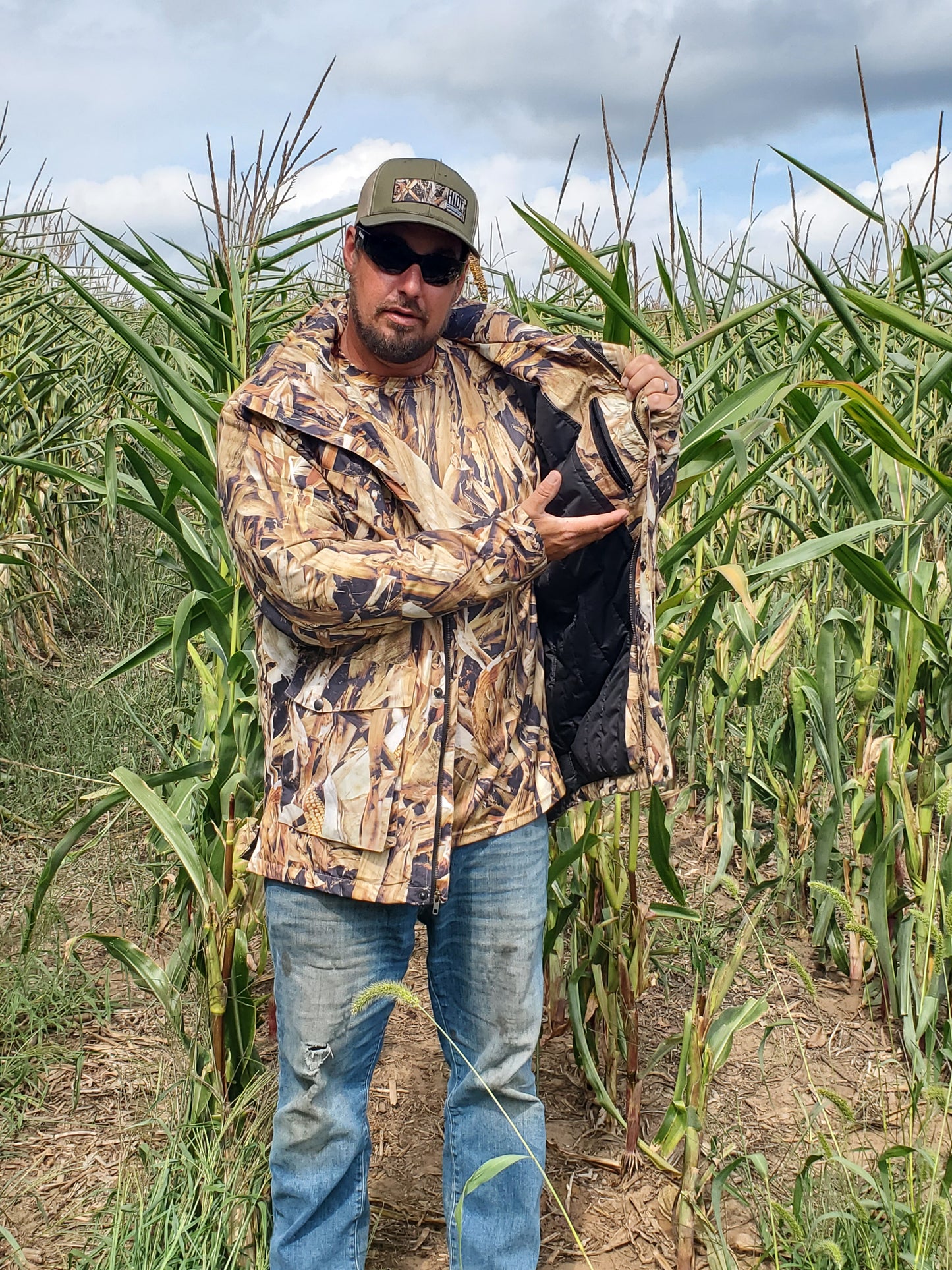 FALL CORN STALK - "HELL YES! Series" - Water Resistant, Mid-weight Jacket