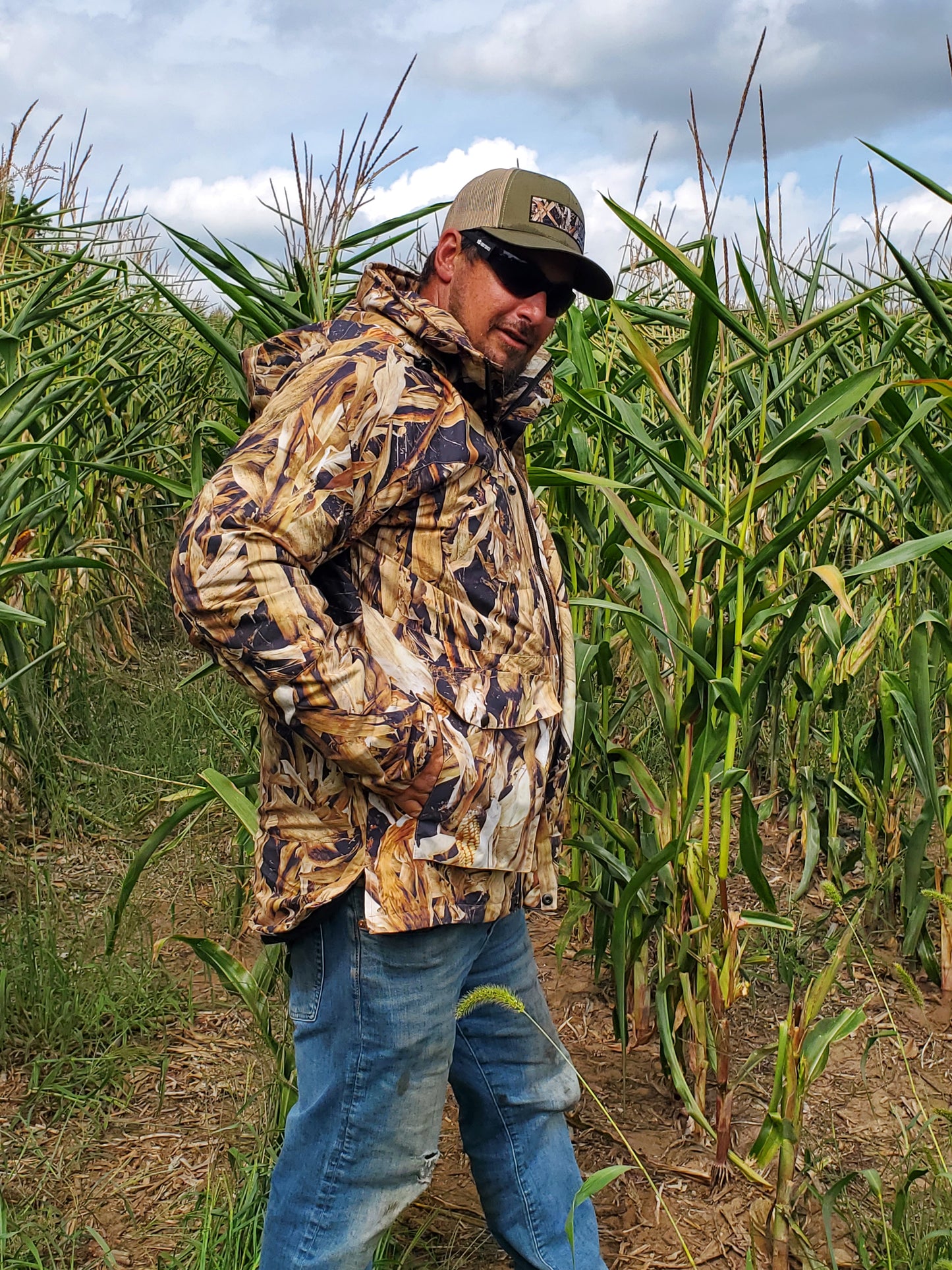 FALL CORN STALK - "HELL YES! Series" - Water Resistant, Mid-weight Jacket