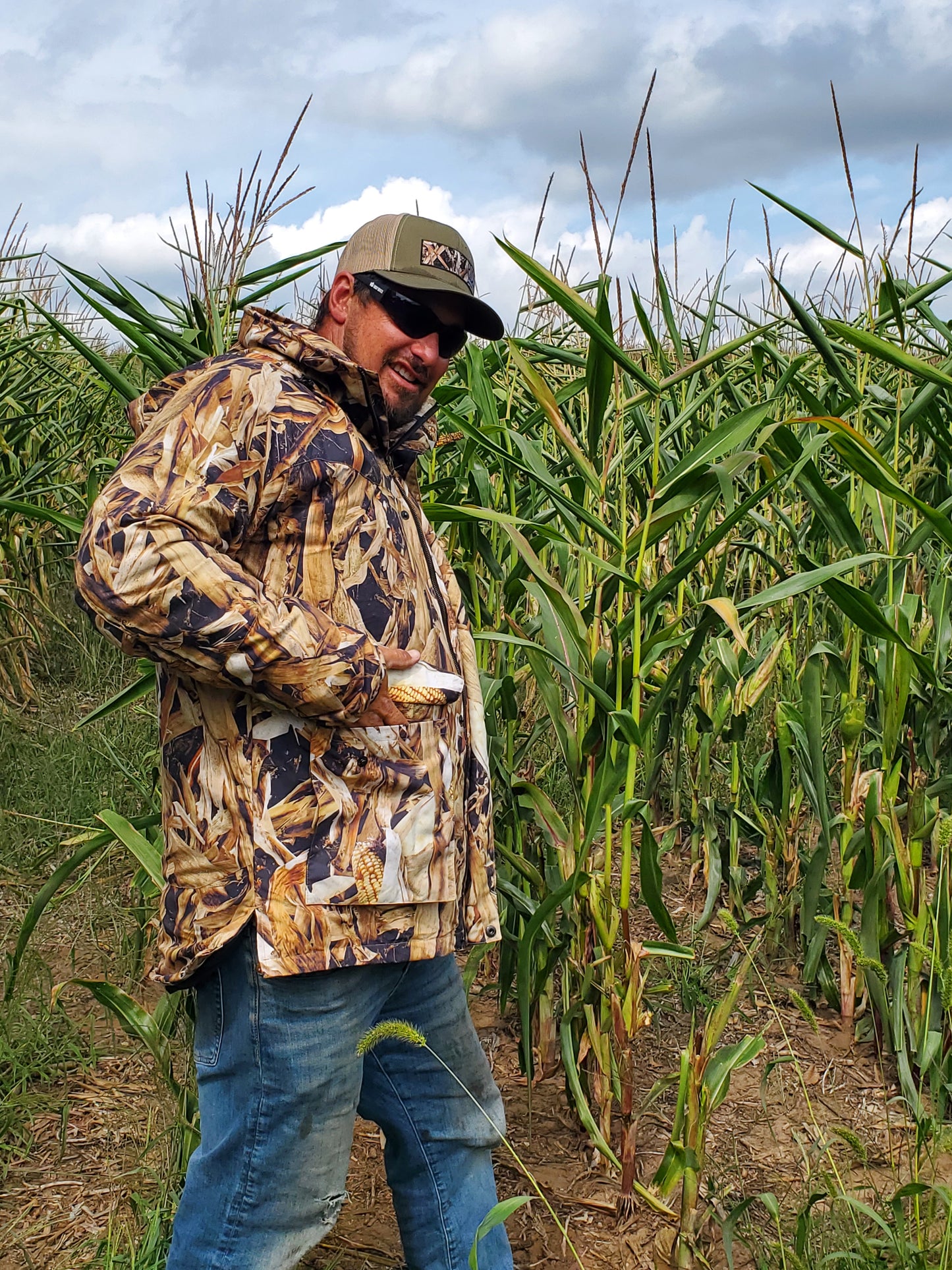 FALL CORN STALK - "HELL YES! Series" - Water Resistant, Mid-weight Jacket