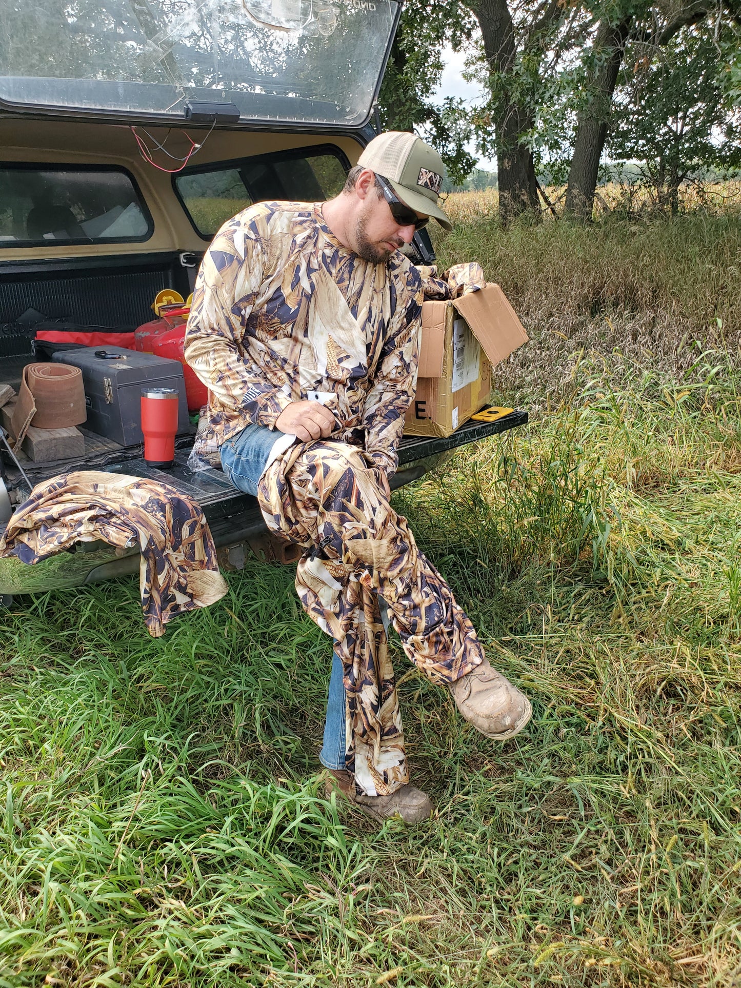 Fall Corn Stalk - "HELL YES!" Series - Cargo Cover Pant