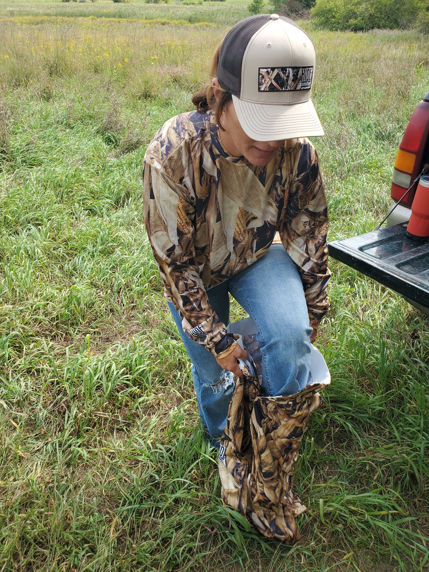 Fall Corn Stalk - "HELL YES!" Series - Cargo Cover Pant