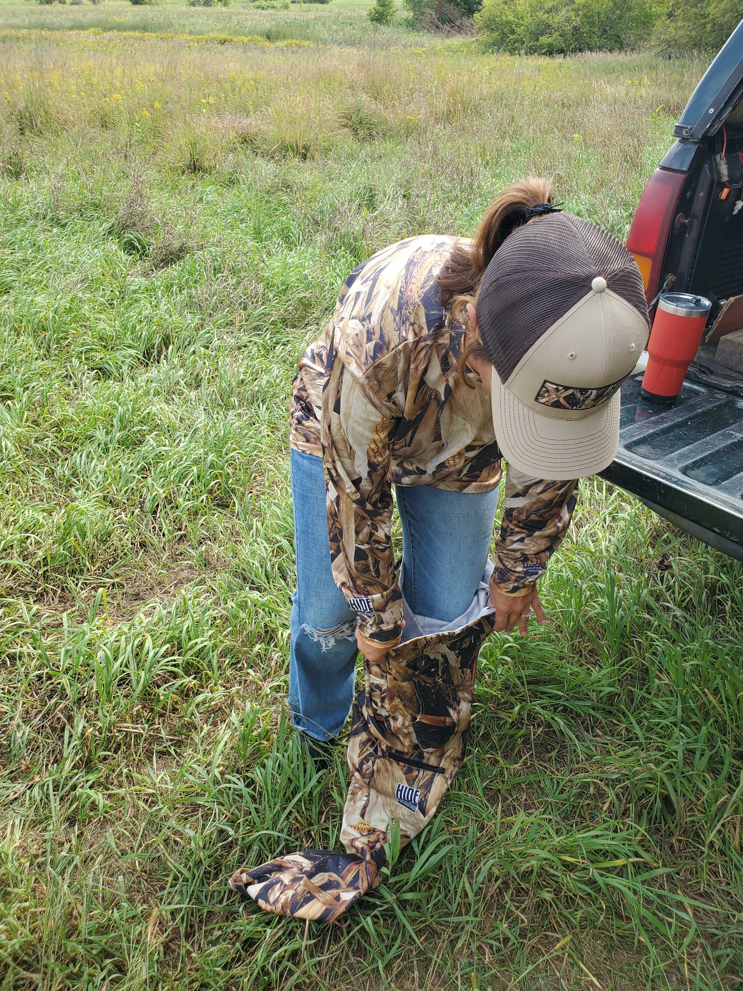 Fall Corn Stalk - "HELL YES!" Series - Cargo Cover Pant