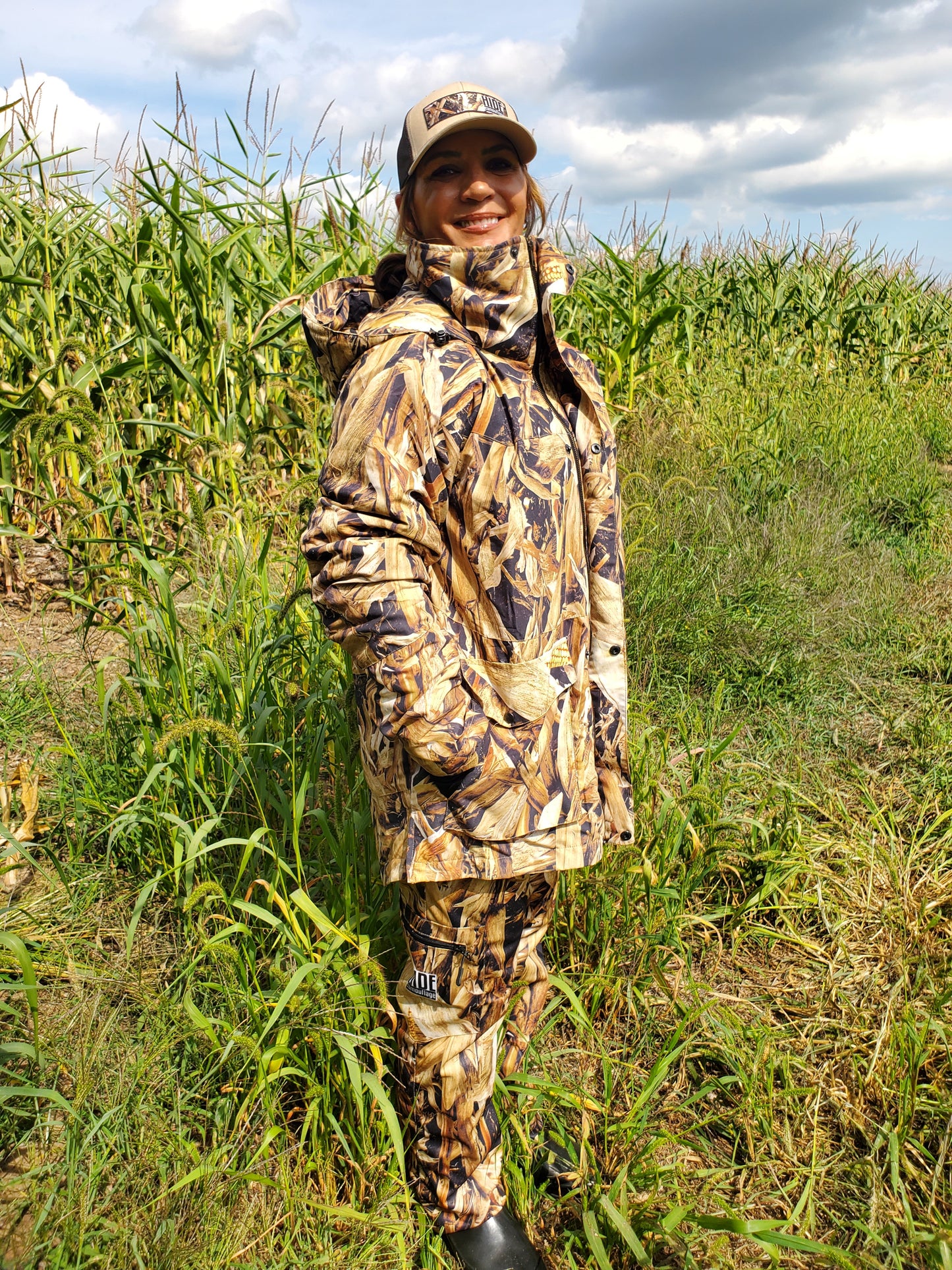 FALL CORN STALK - "HELL YES! Series" - Water Resistant, Mid-weight Jacket