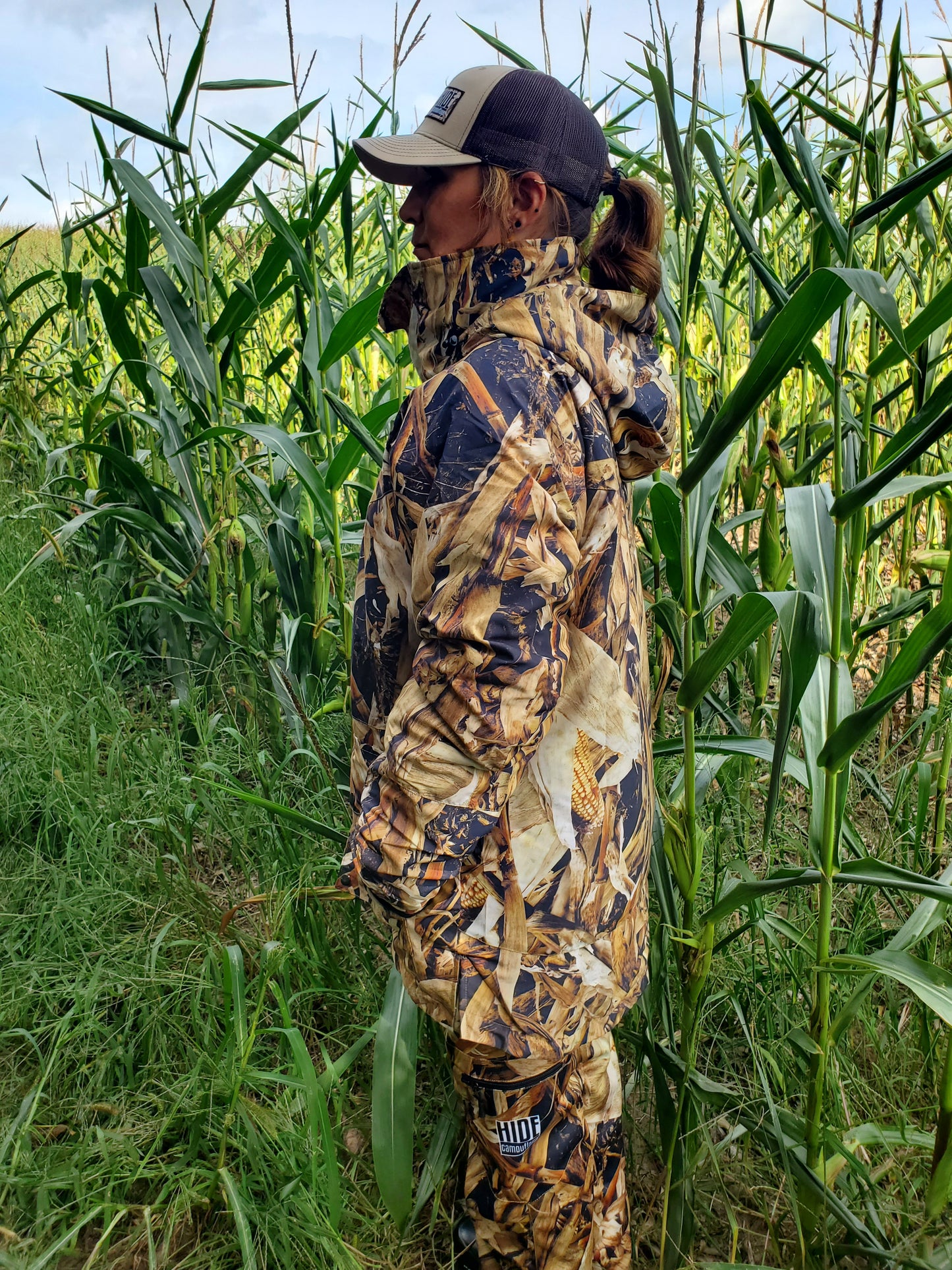 FALL CORN STALK - "HELL YES! Series" - Water Resistant, Mid-weight Jacket