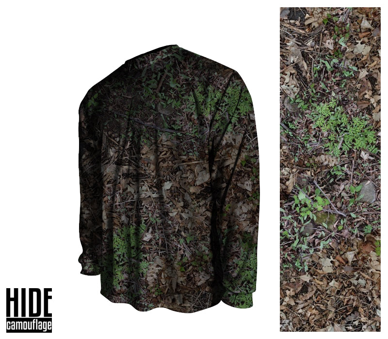 Signature Series - Custom Designed Camouflage - Long Sleeve Crew Collar T-Shirt