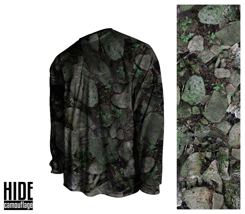 Signature Series - Custom Designed Camouflage - Long Sleeve Crew Collar T-Shirt