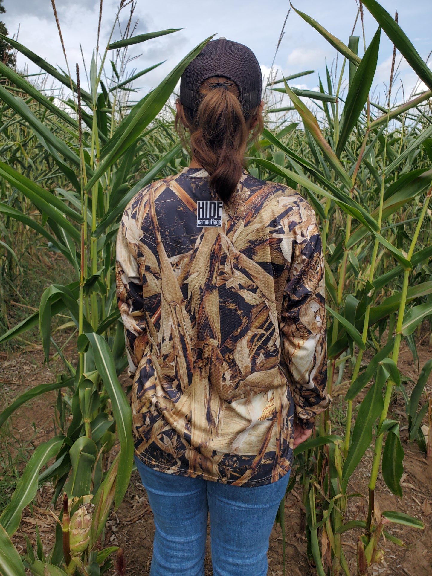 Fall Corn Stalk - "HELL YES! Series" - Long Sleeve T-Shirt