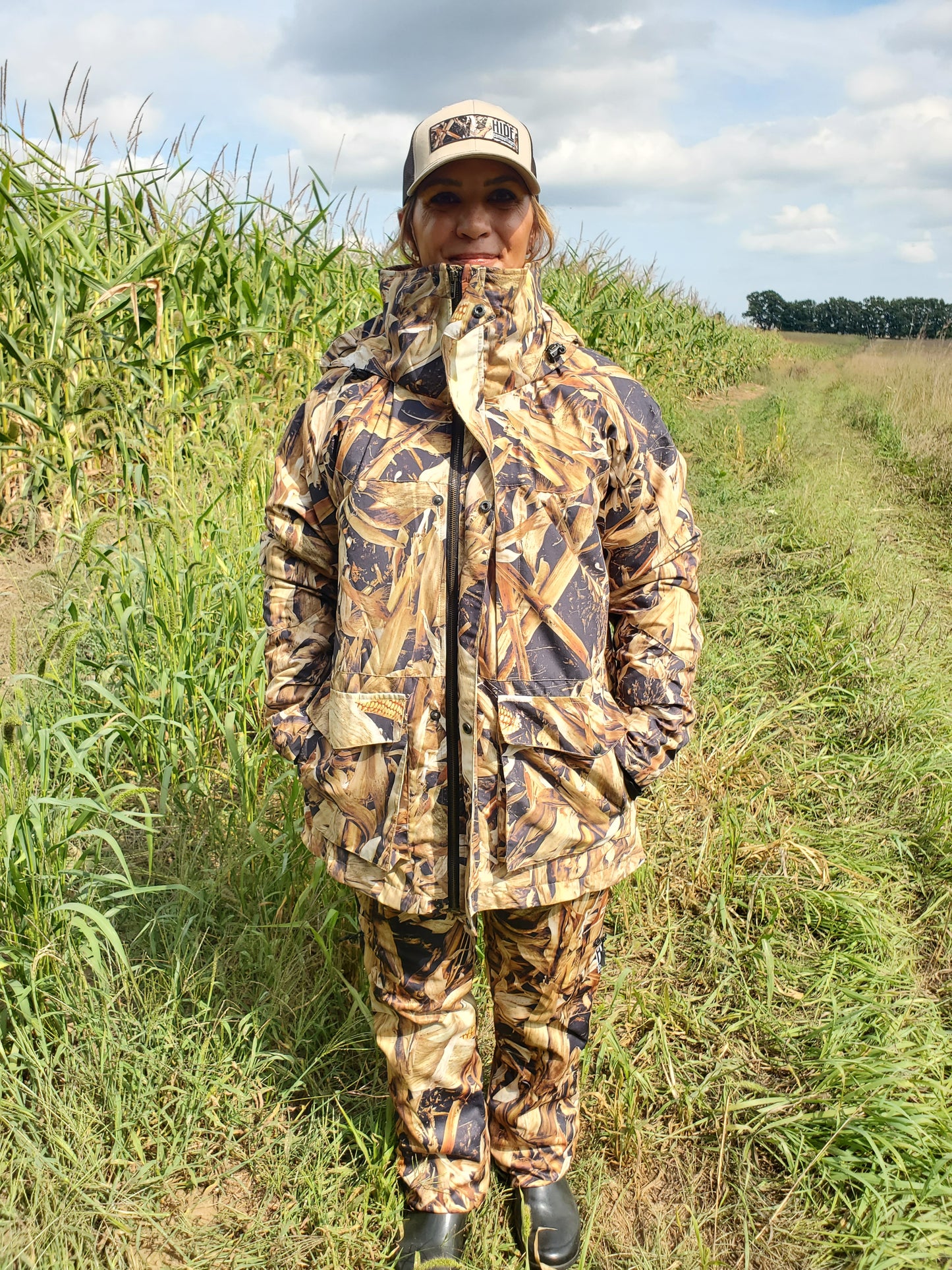 CLEARANCE - FALL CORN STALK - "HELL YES! Series" - Water Resistant, Mid-weight Jacket