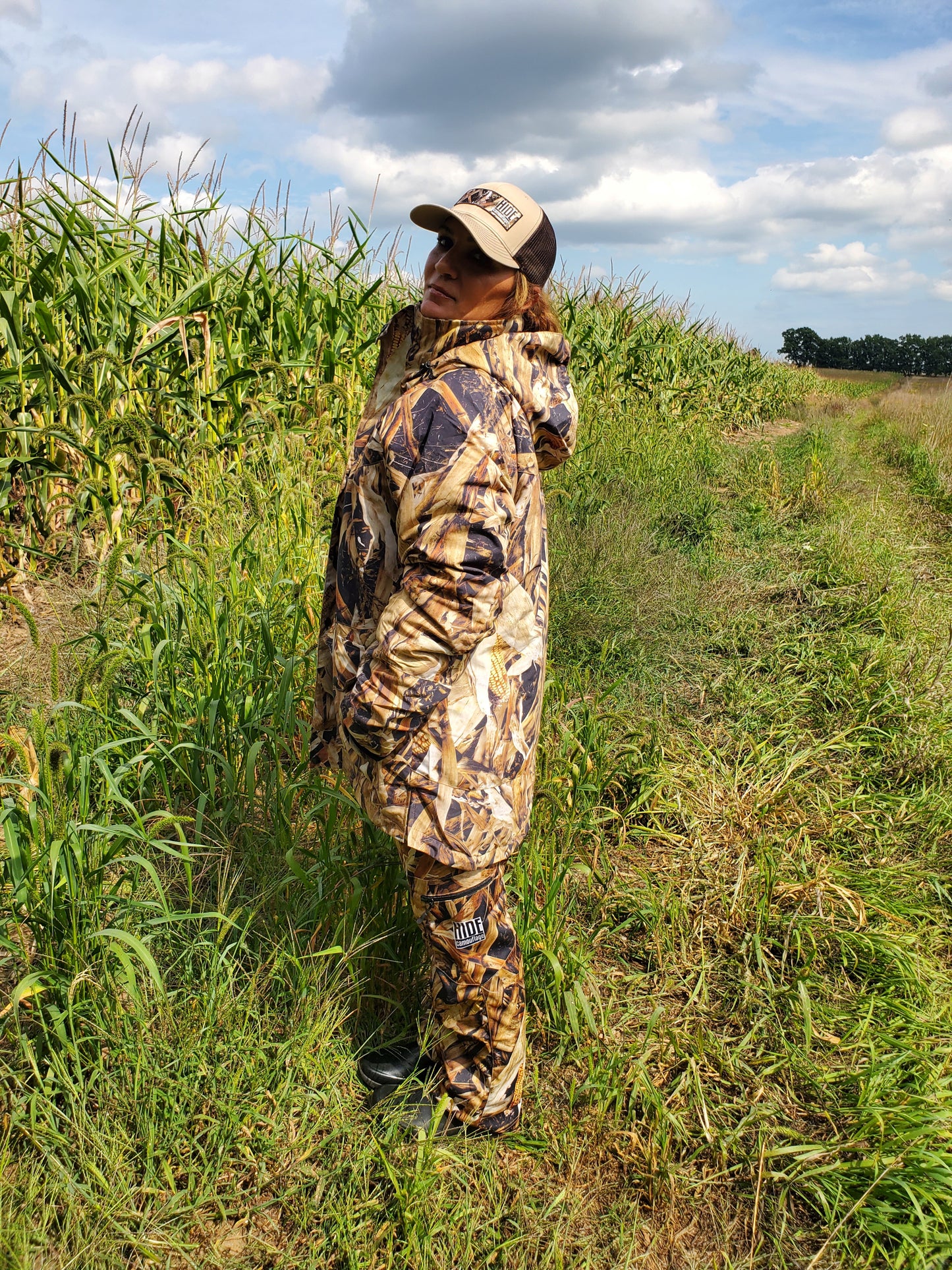 CLEARANCE - FALL CORN STALK - "HELL YES! Series" - Water Resistant, Mid-weight Jacket