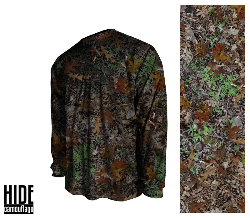 Signature Series - Custom Designed Camouflage - Long Sleeve Crew Collar T-Shirt