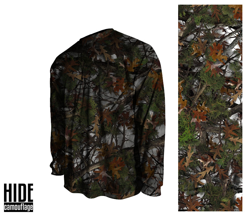 Signature Series - Custom Designed Camouflage - Long Sleeve Crew Collar T-Shirt